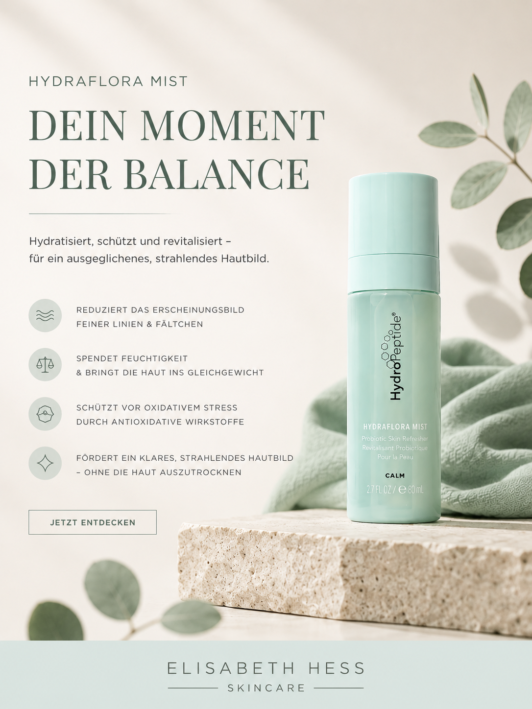 fc028eb2-fb0b-4928-8491-4b300c95f0f9 HydroPeptide HydraFlora MistProbiotic Skin Refresher | CALM – Bild 1